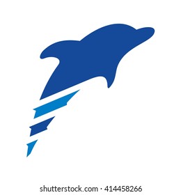 dolphin logo vector.