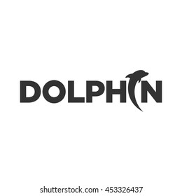 Dolphin Logo Vector.