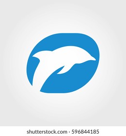 Dolphin logo vector