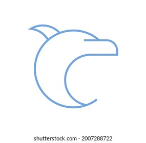 dolphin logo vector design template
