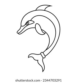 Dolphin Mandala Coloring Page Enchanting Dolphin Mandala: Unleash Your Creativity Through Coloring