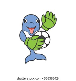 Dolphin mascot