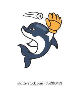 Dolphin mascot