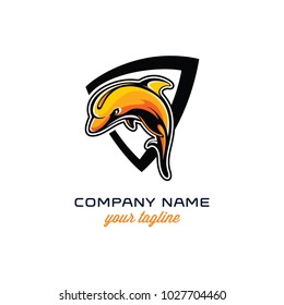 dolphin orange logo