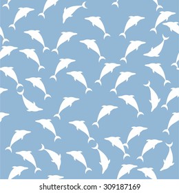 dolphin pattern background