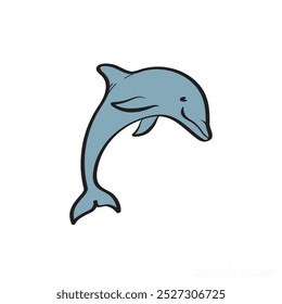 Dolphin, Sea Creature Dolphin Vector, Dolphin Vector Image, Dolphins Illustration.