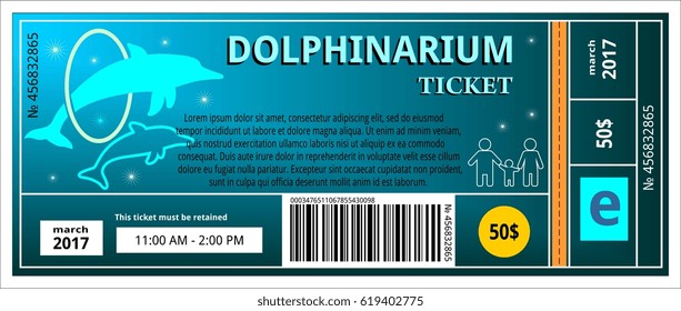 298 Aquarium ticket Stock Illustrations, Images & Vectors | Shutterstock