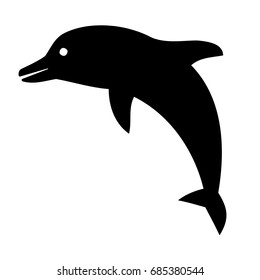 Dolphin silhouette