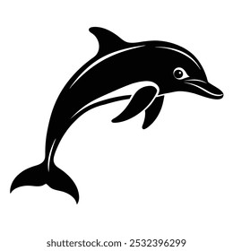 dolphin silhouette design illustration vector