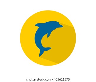 dolphin silhouette fish nautical marine life image animal