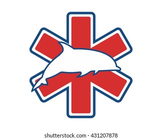 dolphin silhouette icon image vector silhouette