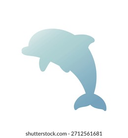 Dolphin, Dolphin Silhouette vector, Dolphin Logo Outline Illustration, Dolphin Shape.