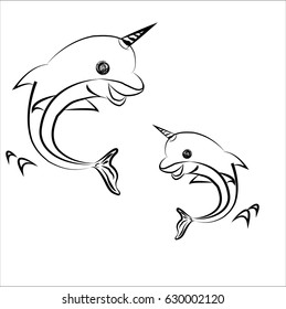 Dolphin sketch