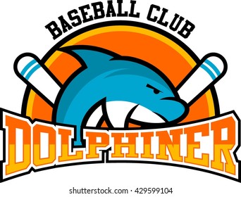 Dolphin Sport Logo Template