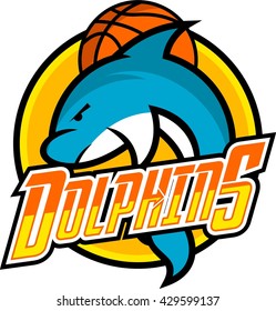 Dolphin Sport Logo Template