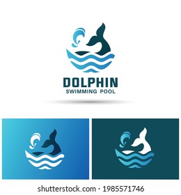 Logo für Dolphin-Schwimmbad - D-Brief-Logo