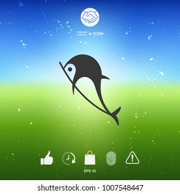 Dolphin symbol icon