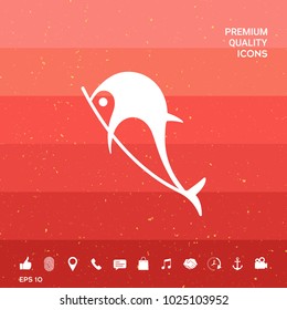 Dolphin symbol icon