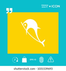 Dolphin symbol icon