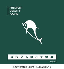 Dolphin symbol icon