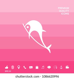 Dolphin symbol icon