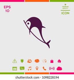 Dolphin symbol icon