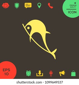 Dolphin symbol icon