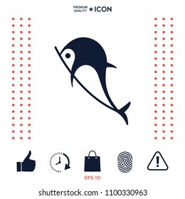 Dolphin symbol icon