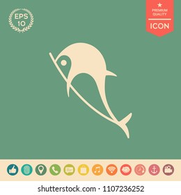 Dolphin symbol icon