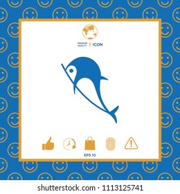 Dolphin symbol icon
