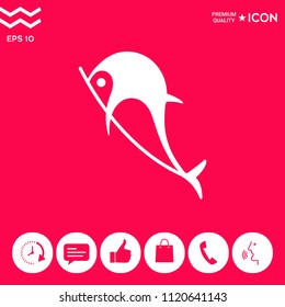 Dolphin symbol icon