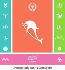 Dolphin symbol icon