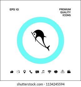 Dolphin symbol icon