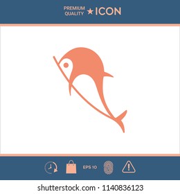 Dolphin symbol icon