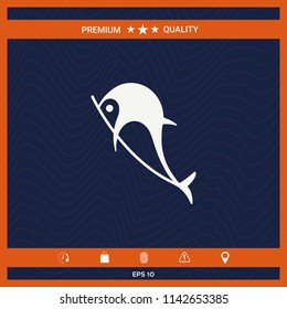 Dolphin symbol icon