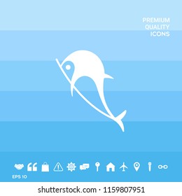 Dolphin symbol icon
