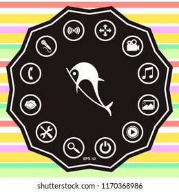 Dolphin symbol icon