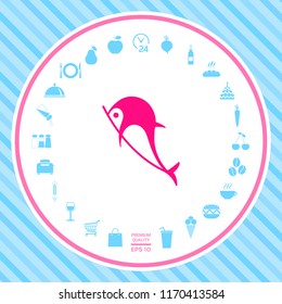 Dolphin symbol icon