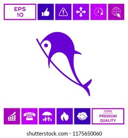 Dolphin symbol icon