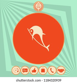 Dolphin symbol icon
