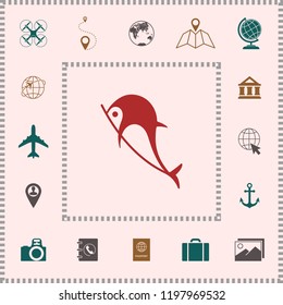 Dolphin symbol icon