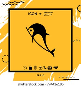 Dolphin symbol icon