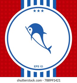 Dolphin symbol icon