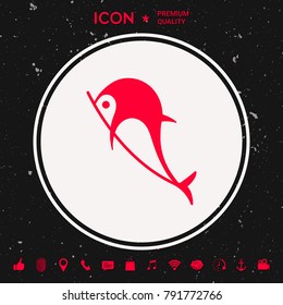 Dolphin symbol icon