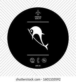 Dolphin symbol icon. Graphic elements for your design