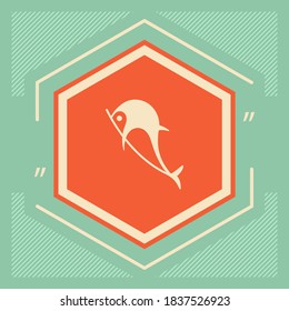 Dolphin symbol icon. Graphic elements for your design