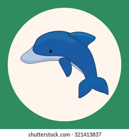 dolphin theme elements vector,eps
