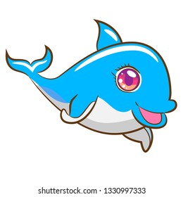 Dolphin vector cartoon