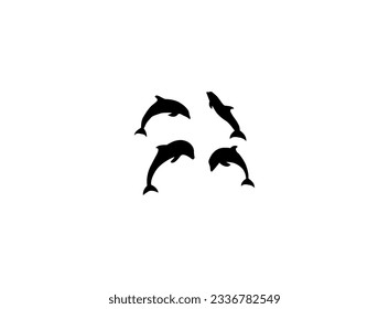 Dolphin Vector. Dolphine Illustration design.