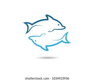 Dolphin vector icon